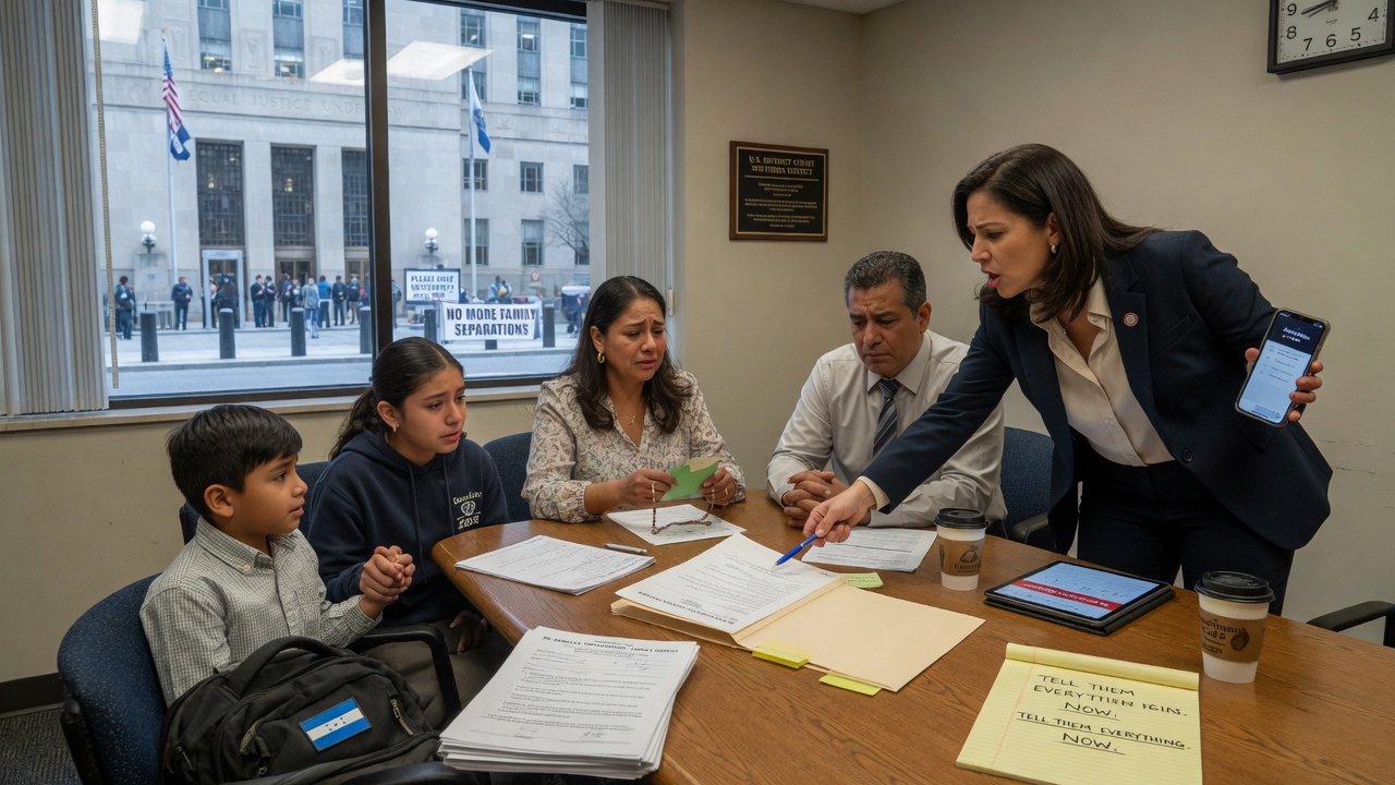 Immigration attorney reviewing deportation defense documents after DC Circuit expedited removal ruling